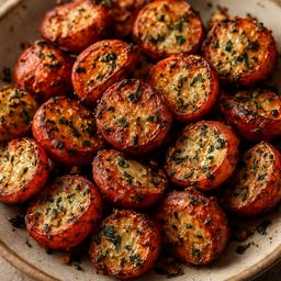Crispy Garlic and Herb Roasted Radishes
