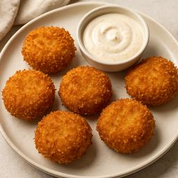 Crispy Smoked Gouda Fritters