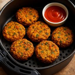 Spicy Lentil and Chickpea Fritters
