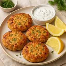 Lemon Dill Salmon Patties