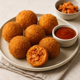 Crispy Kimchi Fried Rice Balls