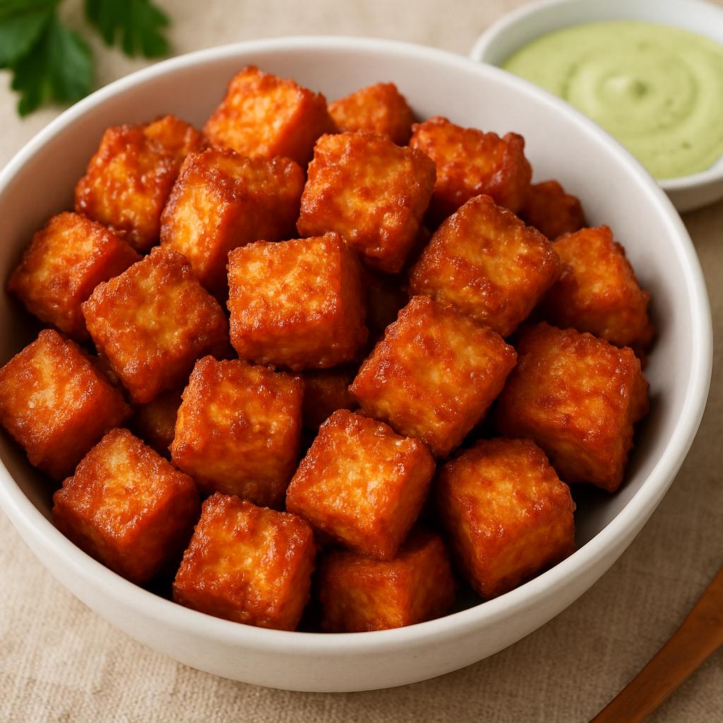 Crispy Sriracha Tofu Bites