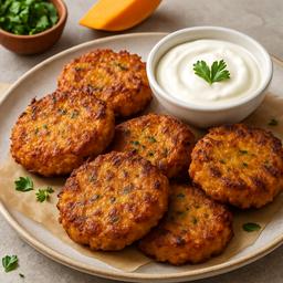 Crispy Pumpkin and Ricotta Fritters