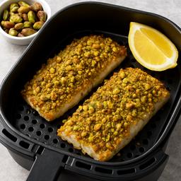 Pistachio-Crusted Hake Fillets