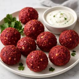 Crispy Beetroot and Feta Balls