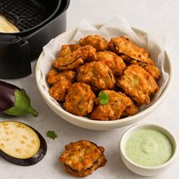 Crispy Aubergine Pakoras