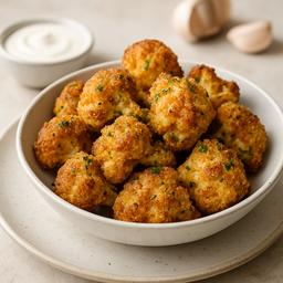 Crispy Garlic and Parmesan Cauliflower Wings
