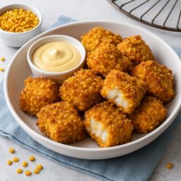 Lentil-Crusted Cod Bites