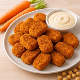 Carrot and Chickpea Nuggets