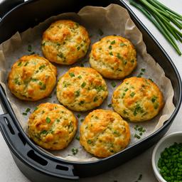 Air Fryer Savoury Cheese and Chive Scones