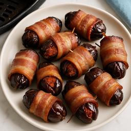 Chorizo-Stuffed Dates Wrapped in Bacon