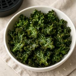 Crispy Parmesan Kale Chips