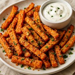 Garlic Parmesan Carrot 'Fries'