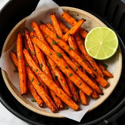 Honey Lime Roasted Carrot Fries