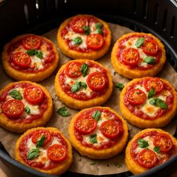 Crispy Polenta Pizza Bites