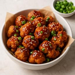 Crispy Cauliflower Teriyaki Bites